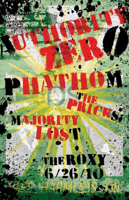 Authority Zero Oil Poster